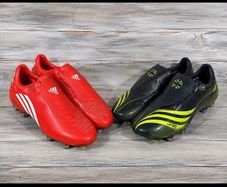 Adidas F50 Football Boots x2 Pairs UK 10 Soft Ground/Changeable Studs