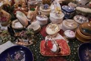 Selection of Vintage Ceramic/Metal Pill Boxes &amp; Other Decorative Items