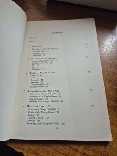 First Edition. Kippel A changing village in the Alps John Friedl. / Anthropology