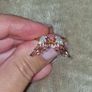 Angel Wing Diamond Ring in 10K Rose Gold 05 ct Image 2