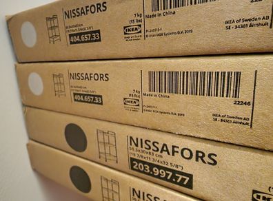 Ikea Nissafors Trolley (1 Set), with Wheels, 3 Levels, in Black or White, Not Assembled