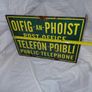 Vintage Style  Post-Office /Telephone Metal Sign Image 7