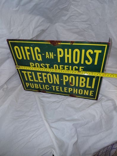Vintage Style  Post-Office /Telephone Metal Sign