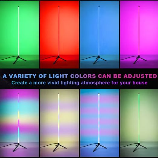 1pc LED RGB Ambient Light with Sound Sensor, USB-Powered Infrared Remote Control