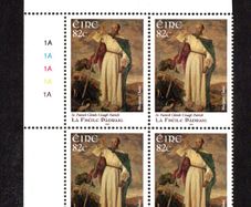 2009 Ireland St. Patrick`s Day Commemorative Stamp Plate Bock 1A1A1A1A1A Mint Never Hinged (MNH)