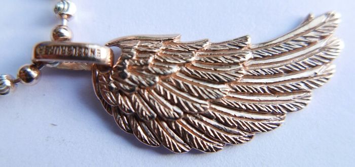 Sterling Silver 925 Gild Plated Angel Whisperer from Engelsrufer length 31" - 26,4g
