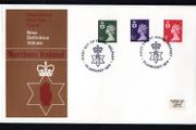 1974 Northern Ireland Reginal New Definitive Values Definitive Stamp Issue Post Office First Day Cover (FDC)