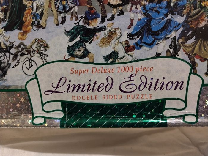 Waddingtons Limited Edition super deluxe Collectible 1000 pc Double Sided Jigsaw Puzzle