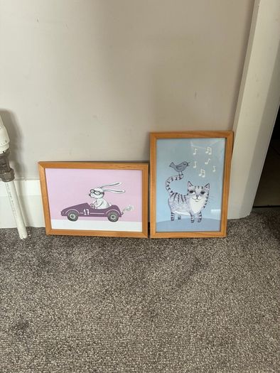 2 x nursery pictures