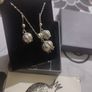 sterling silver necklace set Image 4