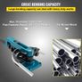 Pipe Bender 3/8 to 1 Inch Pipe Tubing Bender Tube Bender 10 to 25mm Bending Formers Pipe Bender Set 7 Round Dies Size for Copper Brass Aluminum Stainless Steel Pipe Image 3