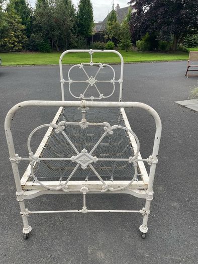 Wrought iron bed