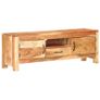 TV Cabinet 116x30x40 cm Solid Acacia Wood Image 5