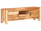 TV Cabinet 116x30x40 cm Solid Acacia Wood