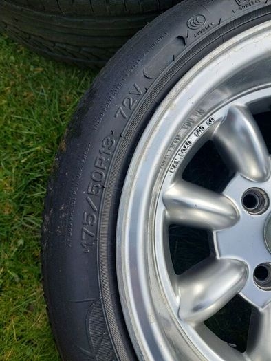 4x108 minilites type alloys deep dish 13"
