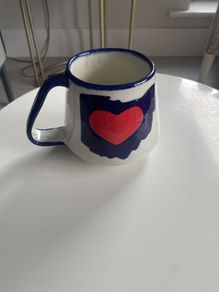 Vintage Hand Made Large Mug