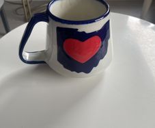 Vintage Hand Made Large Mug