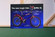 Raleigh Grifter tin metal sign classic bike metal sign