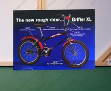 Raleigh Grifter tin metal sign classic bike metal sign