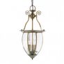 Antique Brass 3 Light Lantern Ceiling Light Image 2