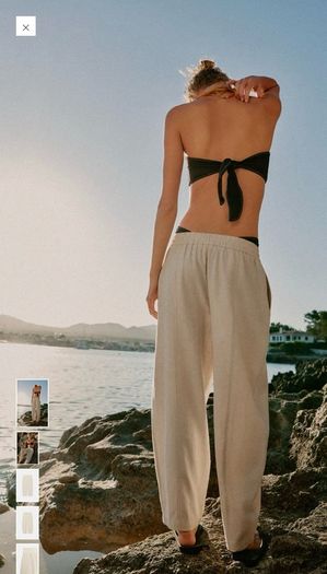 Barrel Linen Trousers