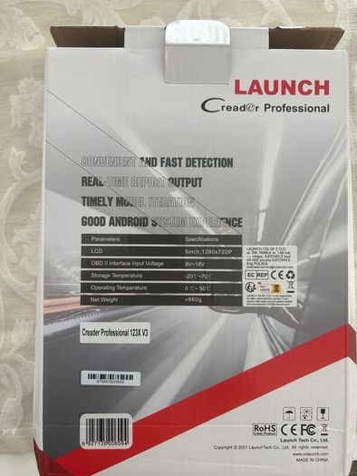 LAUNCH X431 CRP123x Car OBD OBD2 Diagnostic Tools Automotive ABS SRS Airbag Engine AT Code Reader Scanner Free Update suit any car or van