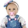 22inches Reborn Girls Baby Dolls Realistic Soft Silicone Newborn Doll Realistic Handmade Doll Children Babies Kids Toys Image 2