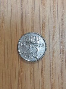 Netherlands/ Holland 25 cent coin