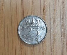 Netherlands/ Holland 25 cent coin