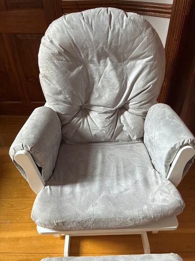 Nursery rocking chair. Babylo Brompton Glider & Footstool