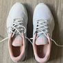Nike Trainers - white/light grey & coral pink - UK 6 Image 2