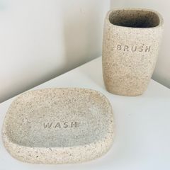 toothbrush & soap holder