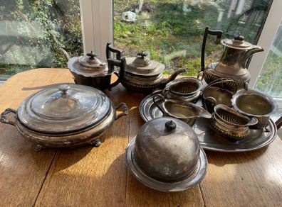 Antique silverware