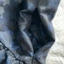 Zara Blue Black Balloon Midi Tiered Dress - Size S - New Image 8