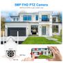 ANRAN 2TB,  5MP 4pce Outdoor WiFi Surveillance Camera Kit, 8CH System 13" NVR Monitor with 4 Cameras, 360 Swivel, Night Vision Colour, 2-Way Audio, PIR Detection, 2TB HDD Image 2