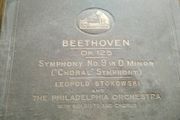Shellac Gramophone Beethoven Symphony 9 in d minor op 125 choral symphony 75 record