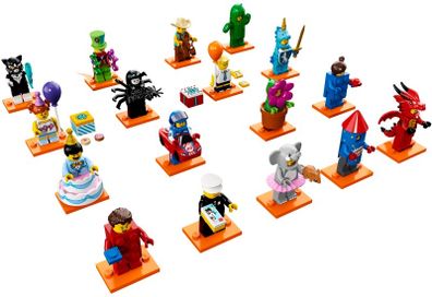 Lego CMF Series 18 Complete Series of 17 Complete Minifigure Sets 71021-2 Collectible Minifigures