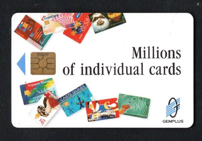 Gemplus Millision of individual cards marketing callccard (Gemplus chip)