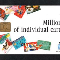 Gemplus Millision of individual cards marketing callccard (Gemplus chip)
