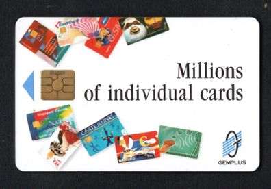 Gemplus Millision of individual cards marketing callccard (Gemplus chip)