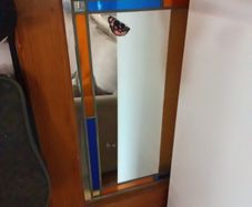 stained glass mirror