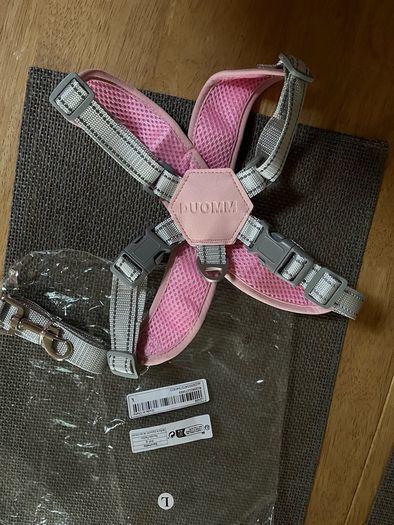 Brand new soft dog harness and lead set