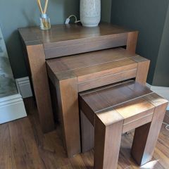 3 wooden side table
