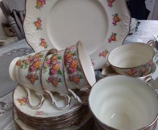 James Kent 21 Piece VTG China Teaset