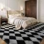 Rugs Living Room 160x230cm- Fluffy Shaggy Area Rugs for Bedroom - Large Anti Slip Carpet - Washable Modern Floor Carpets Image 4