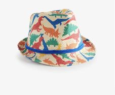 JoJo Maman Bebe Dinosaur Trilby Hat