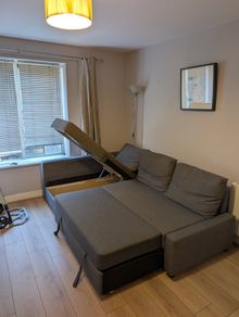 IKEA Corner Sofa Dark Grey