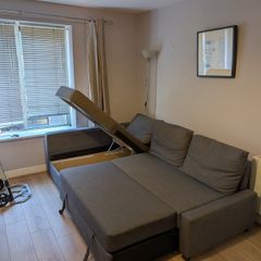 IKEA Corner Sofa Dark Grey