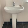 bathroom basin, pedestal and shower tray Image 2
