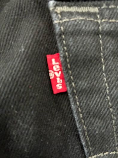 Levi 501 men's black denim jeans - Size 32x32